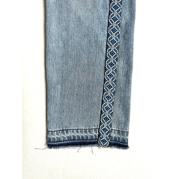 Citizens of Humanity Women's Crop Slim Emerson Jeans Size 24 Boho Side Stripe - Picture 3 of 16